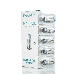 FreeMax MaxPod Coils (5-Pack) with Packaging 1.0 ohm