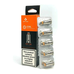 GeekVape G Coils Pod Formula (5-Pack) KA1 1.2ohm Mesh with packaging