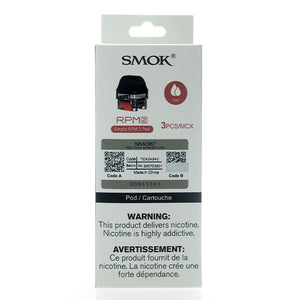 SMOK RPM 2 Replacement Pods (3-Pack) Packaging