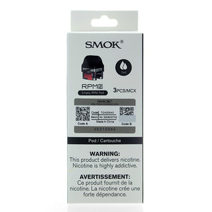 SMOK RPM 2 Replacement Pods (3-Pack) - Packaging