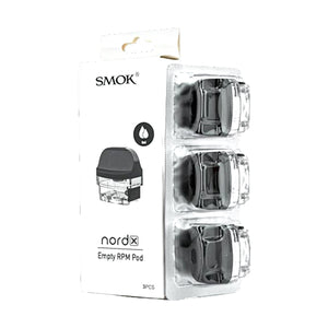 SMOK Nord X Replacement Pods (3-Pack) Empty RPM Pod with packaging