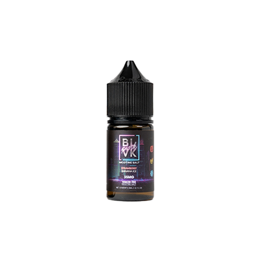 Strawberry Banana Ice by BLVK TFN Pink Salt 30mL Bottle