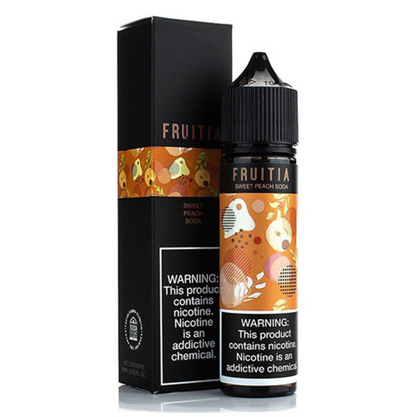 Sweet Peach Fruitia by Fresh Farms eLiquid 60mL with Packaging