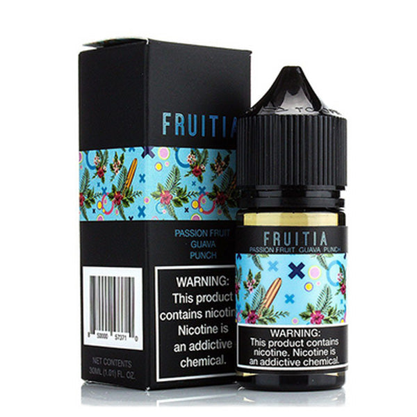 Passion Fruit Guava Punch Fruitia by Fresh Farms Salt 30mL with Packaging