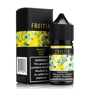Pineapple Citrus Twist Fruitia by Fresh Farms Salt 30mL with Packaging