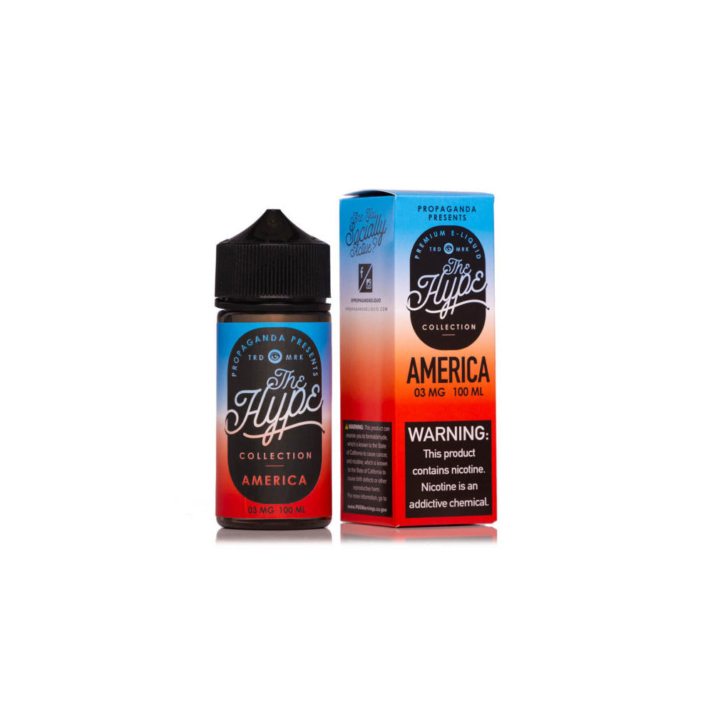 America by The Hype Collection 100ml with packaging