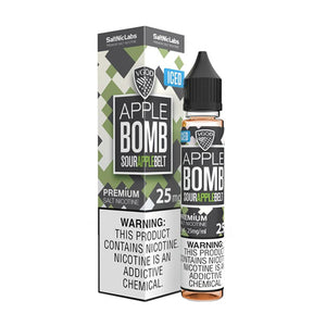 Iced Apple Bomb by VGOD Salt 30mL with Packaging