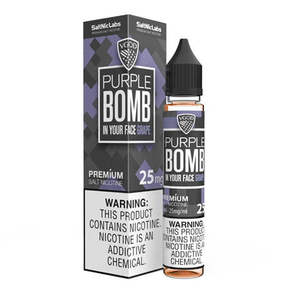 Purple Bomb by VGOD Salt 30mL with Packaging