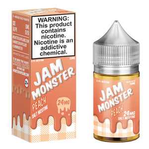 Peach By Jam Monster Salts Series 30mL with Packaging
