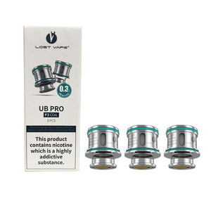 Lost Vape UB Pro P3 0.3 ohm Coils With Packaging