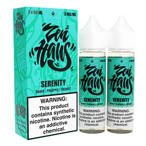 Serenity by ZEN HAUS E-Liquid 2X 60ml With Packaging