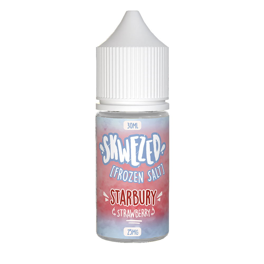 Frozen Starbury (Strawberry Ice) By Skwezed Salt 30ml bottle