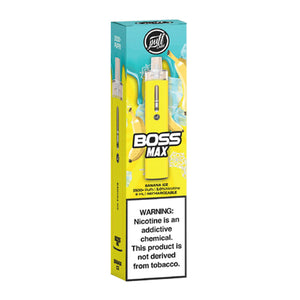 Puff Labs BOSS MAX Disposable | 3500 Puffs | 8mL Banana Ice Packaging