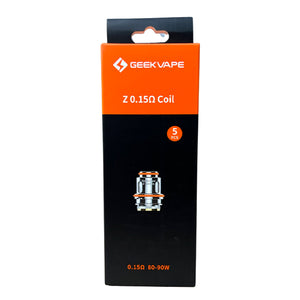GeekVape Mesh Z 0.15 ohm Replacement Coils (Pack of 5) | For the Zeus Tank Packaging