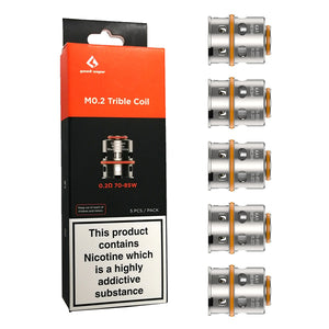Geekvape M Series Coils (5-Pack) M0.2 Triple 0.2ohm with Packaging