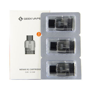 Geekvape Wenax K1 0.8 ohm 12-16W Replacement Pods (4-Pack) With Packaging