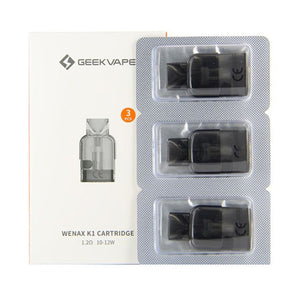 Geekvape Wenax K1 1.2 ohm 10-12W Replacement Pods (4-Pack) With Packaging