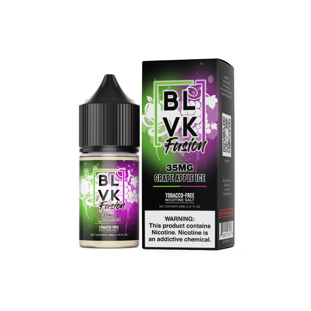 Grape Apple Ice by BLVK Fusion TFN Salt 30mL with Packaging