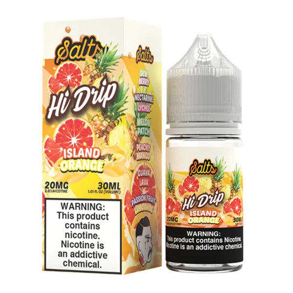 Island Orange by Hi Drip Salts 30ML with Packaging