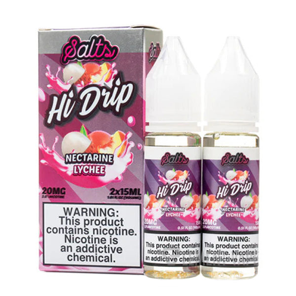 Nectarine Lychee by Hi Drip Salts 30ML with Packaging