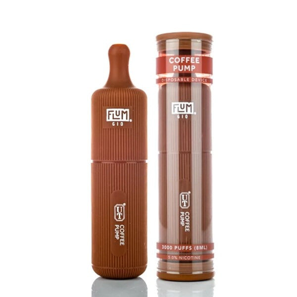 Flum Gio Disposable | 3000 Puffs | 8mL  Coffee Pump with Packaging