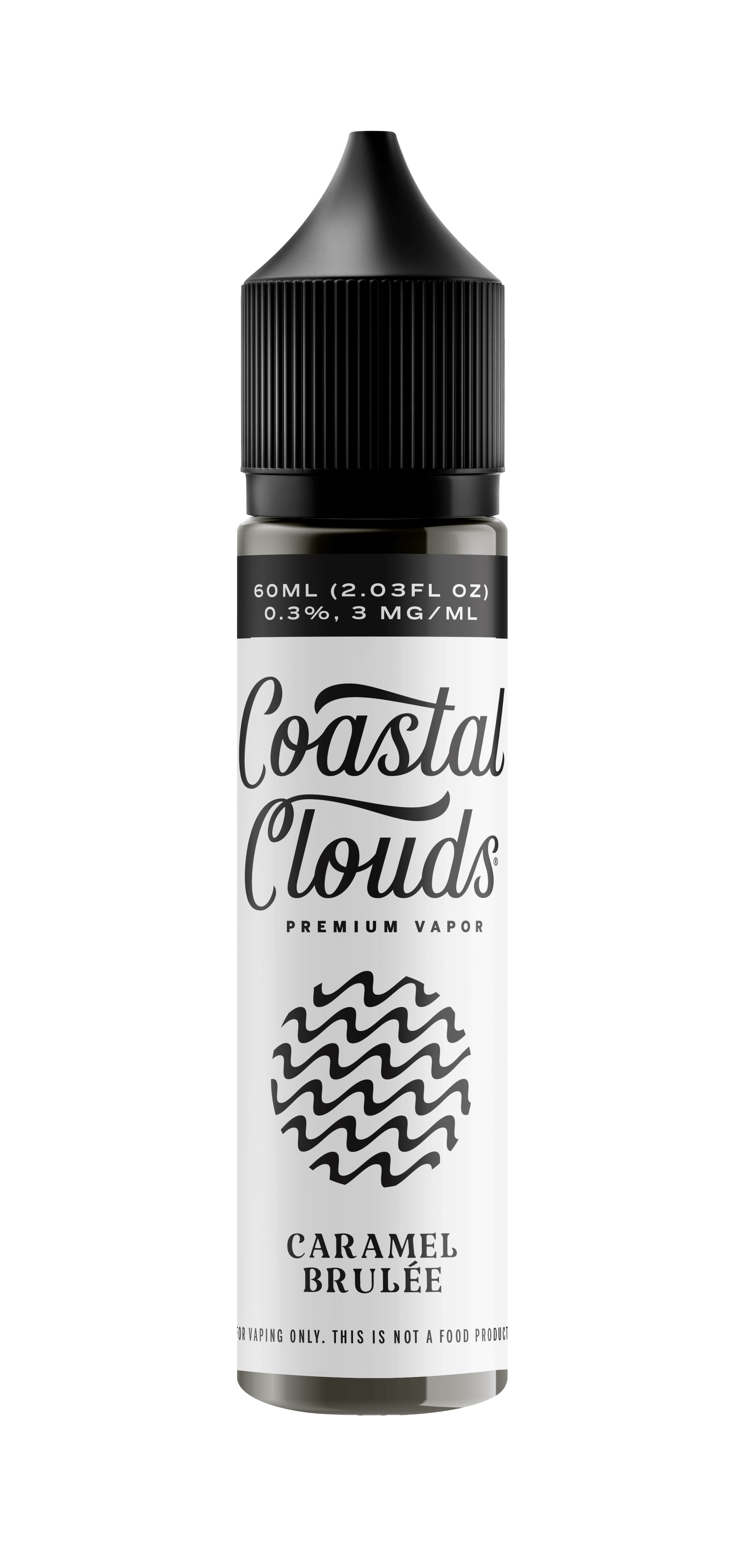 Caramel Brulee by Coastal Clouds TFN Series 60mL bottle