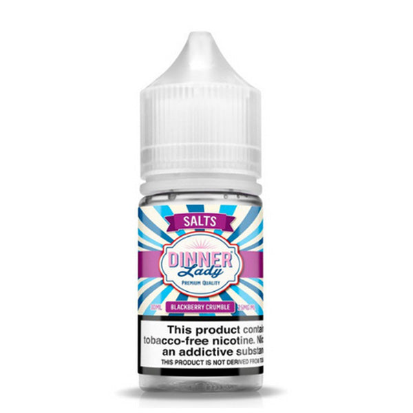 Dinner Lady Blackberry Crumble 30mL Salt Nicotine Vape Juice Bottle