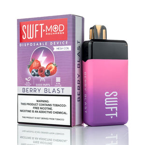 SWFT Mod Disposable 5000 Puffs 15mL 50mg Berry Blast with Packaging