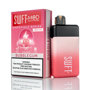 SWFT Mod Disposable 5000 Puffs 15mL 50mg Bubblegum with Packaging