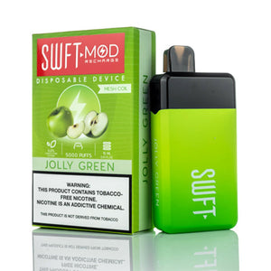 SWFT Mod Disposable 5000 Puffs 15mL 50mg Jolly Green with Packaging