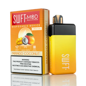 SWFT Mod Disposable 5000 Puffs 15mL 50mg Mango Coconut with Packaging