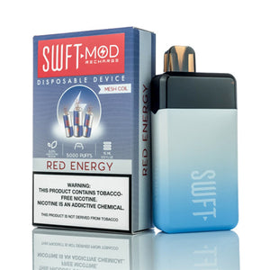 SWFT Mod Disposable 5000 Puffs 15mL 50mg Red Energy with Packaging