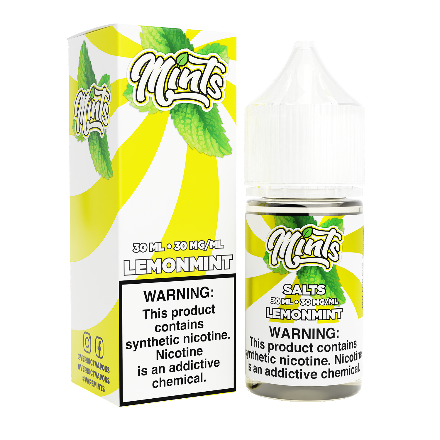 Lemonmint by Mints Salts Series 30mL with Packaging