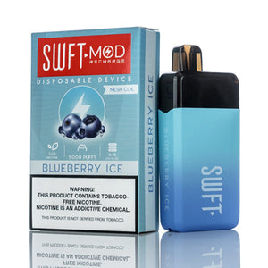 SWFT Mod Disposable 5000 Puffs 15mL 50mg Blueberry Ice with Packaging