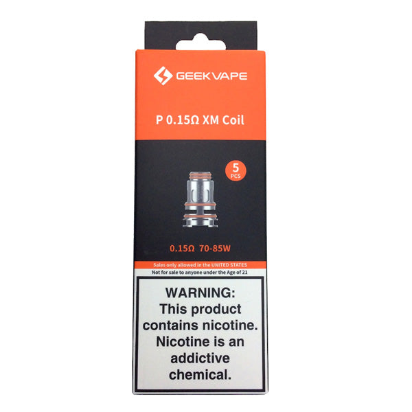 Geekvape P Series Coil | 5-Pack - 0.15 ohm Packaging