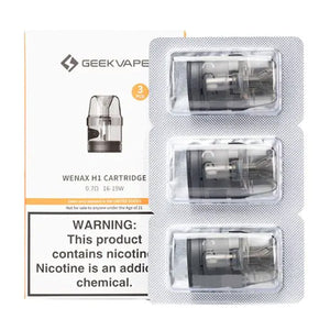Geekvape Wenax H1 Replacement Pod - 0.7 ohm with packaging