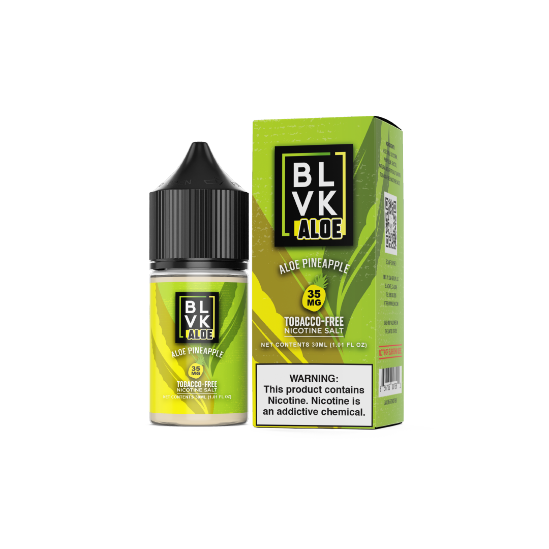 Aloe Pineapple by BLVK ALOE TF-Nic Salt Series 30mL With Packaging