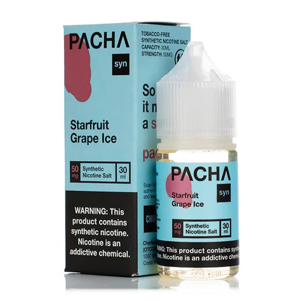 Starfruit Grape Ice by Pachamama Salts TFN 30mL with Packaging