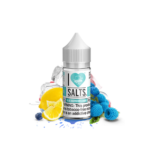 BLU RSB LMN  by I Love Salts E-Liquid Bottle
