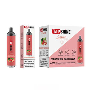 Topshine Disposable | 4500 Puffs | 10mL Strawberry Watermelon	with Packaging and Box