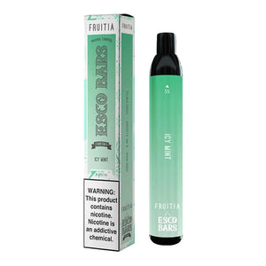 Fruitia Esco Bars Mesh Disposable | 2500 Puffs | 6mL Icy Mint with Packaging