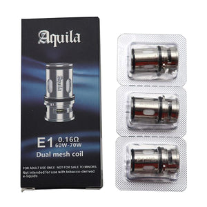 HorizonTech E1 0.16 ohm 60W-70W 4 in 1 Mesh Aquila Coil | (3-Pack) With Packaging