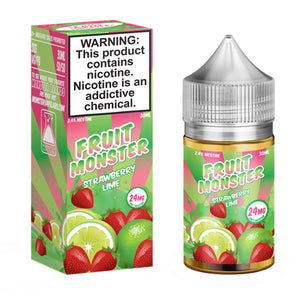 Strawberry Lime by Fruit Monster Salt Series 30mL with Packaging