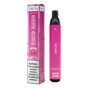 Fruitia Esco Bars Mesh Disposable | 2500 Puffs | 6mL Pink Burst with Packaging