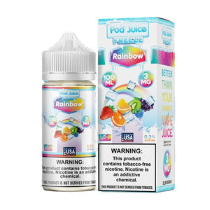 Rainbow Freeze by Pod Juice TFN Series 100mL With Packaging