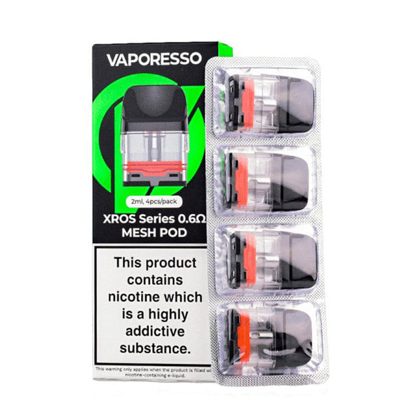 Vaporesso XROS Pods | 4-Pack - 0.6ohm with packaging