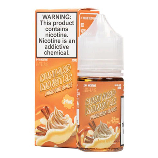 Pumpkin Spice by Custard Monster Salt 30mL with Packaging