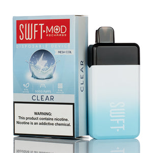 SWFT Mod Disposable 5000 Puffs 15mL 50mg Clear with Packaging