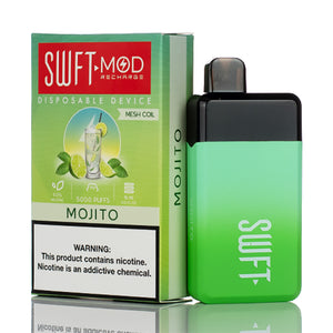 SWFT Mod Disposable 5000 Puffs 15mL 50mg Mojito with Packaging