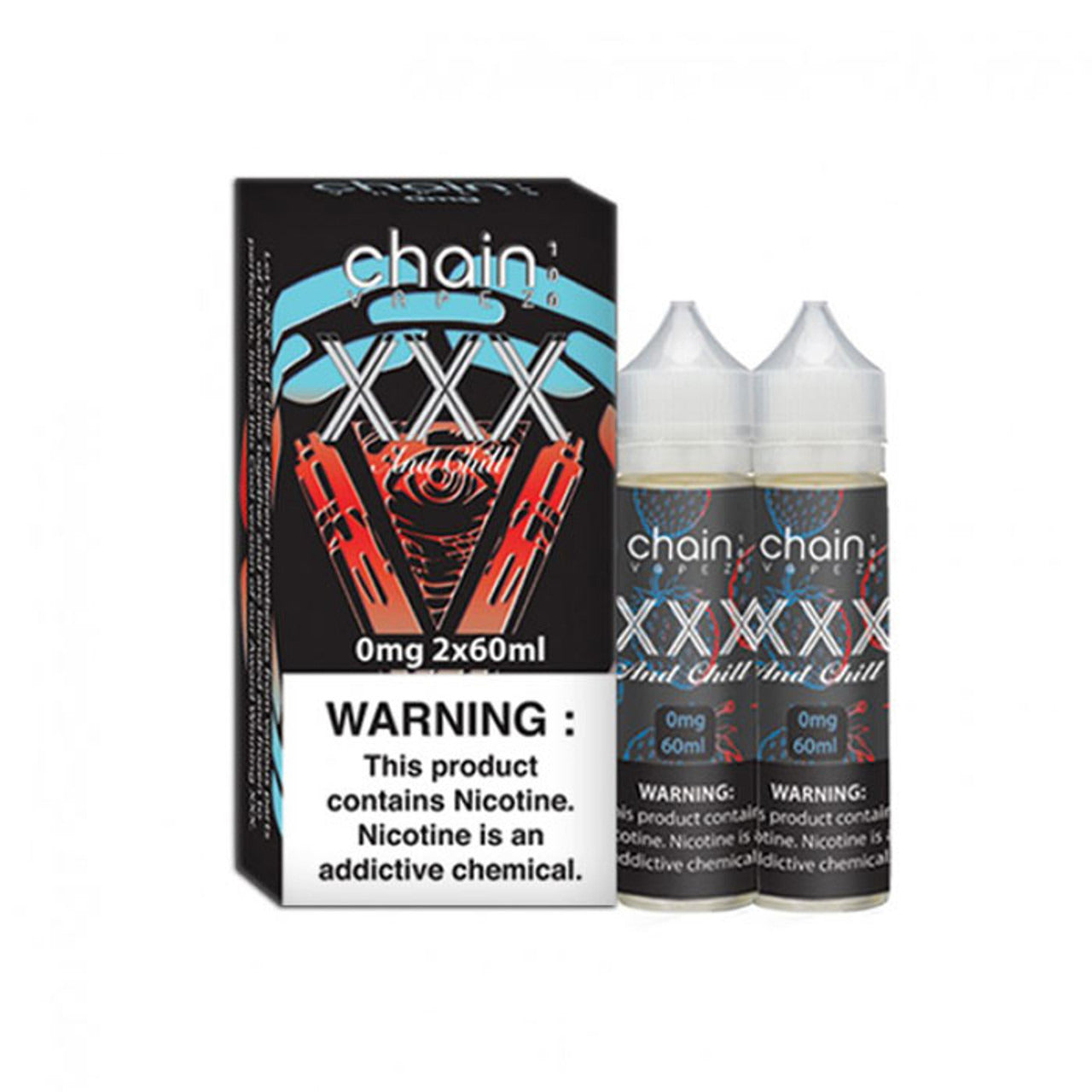 XXX and Chill by Chain Vapez 120mL (2x60mL) - Vape.com